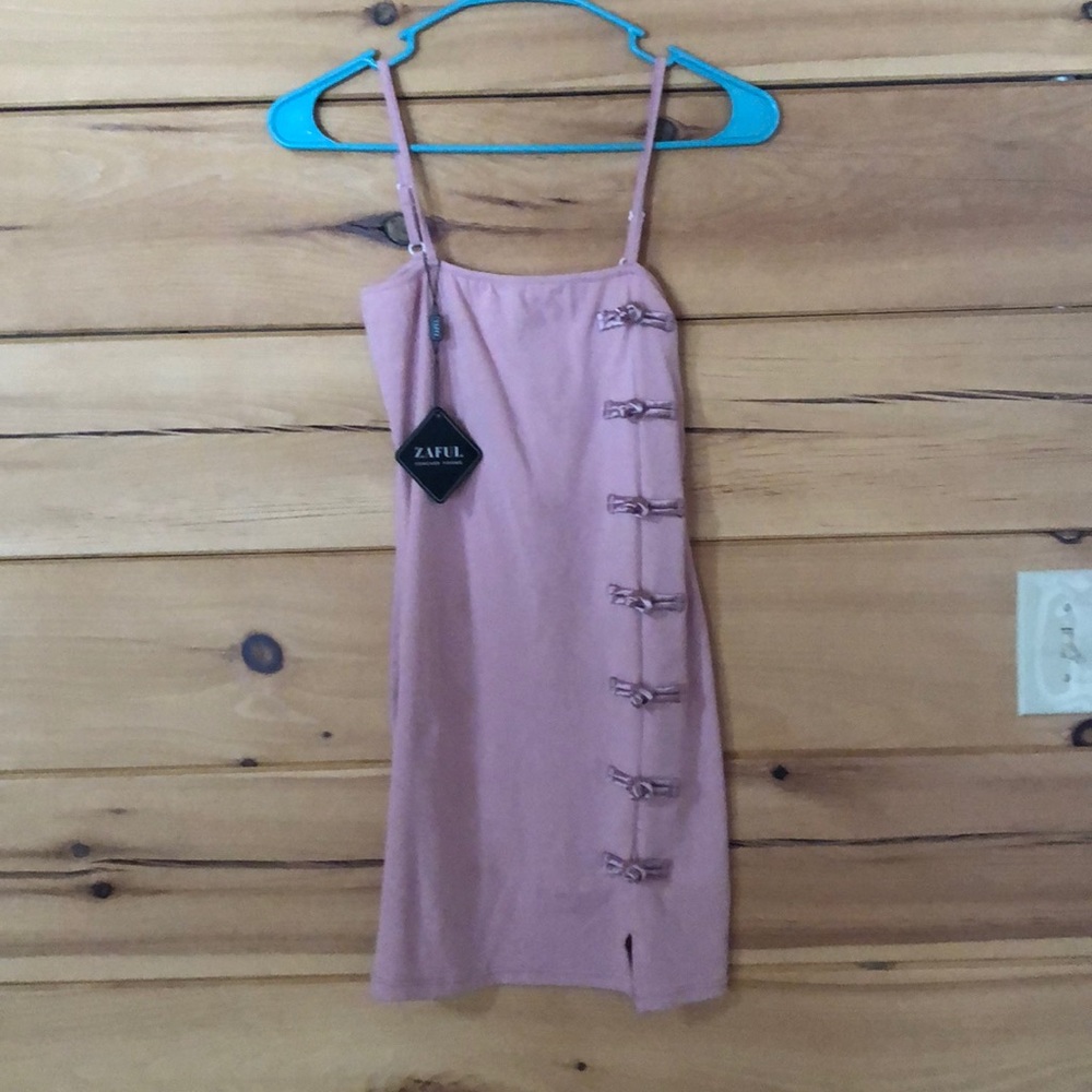 Pink short dress